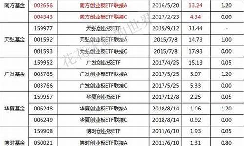 创业板基金最新排名一览表(创业板指数基金最新排名)_https://www.rzcpcj.com_淘宝运营_第1张