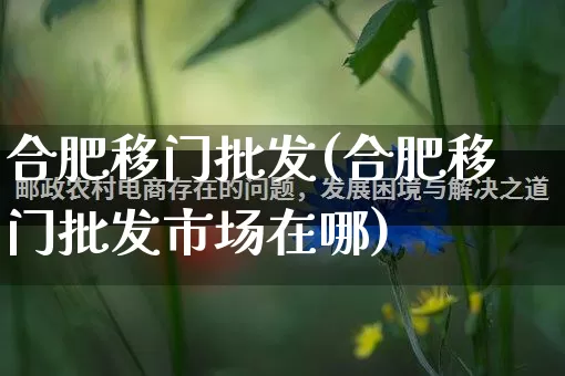 合肥移门批发(合肥移门批发市场在哪)_https://www.rzcpcj.com_代运营_第1张