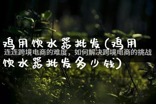 鸡用饮水器批发(鸡用饮水器批发多少钱)_https://www.rzcpcj.com_直通车_第1张