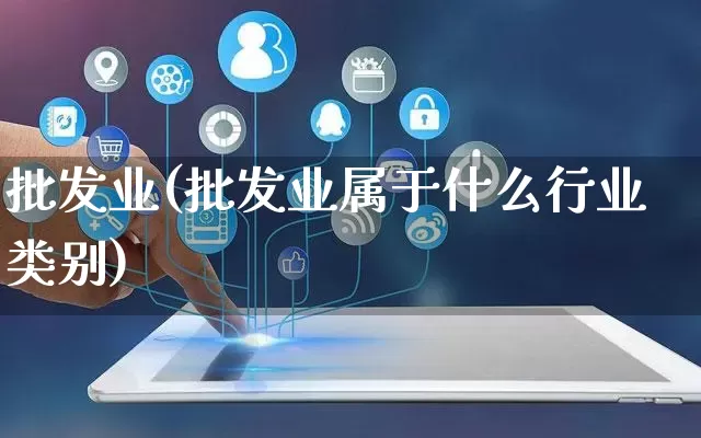 批发业(批发业属于什么行业类别)_https://www.rzcpcj.com_代运营_第1张