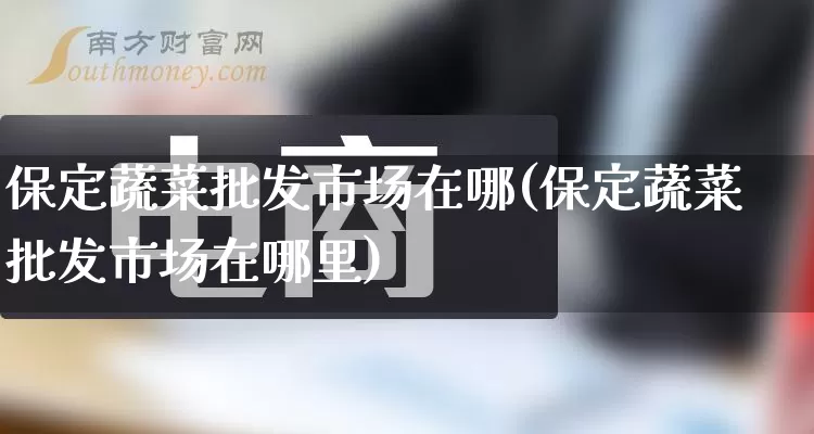 保定蔬菜批发市场在哪(保定蔬菜批发市场在哪里)_https://www.rzcpcj.com_代运营_第1张