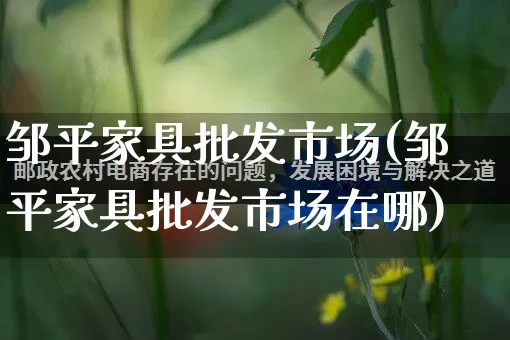 邹平家具批发市场(邹平家具批发市场在哪)_https://www.rzcpcj.com_直通车_第1张