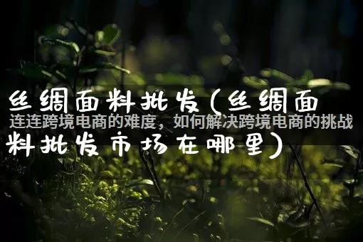 丝绸面料批发(丝绸面料批发市场在哪里)_https://www.rzcpcj.com_淘宝运营_第1张