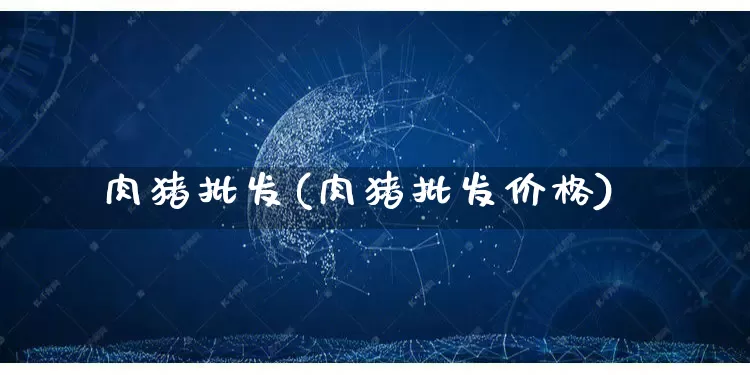 肉猪批发(肉猪批发价格)_https://www.rzcpcj.com_代运营_第1张