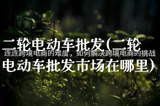 二轮电动车批发(二轮电动车批发市场在哪里)_https://www.rzcpcj.com_淘宝运营_第1张