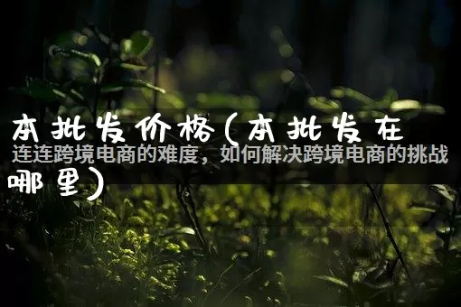 本批发价格(本批发在哪里)_https://www.rzcpcj.com_抖音快手_第1张