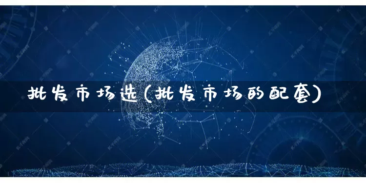 批发市场选(批发市场的配套)_https://www.rzcpcj.com_开网店_第1张
