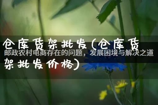 仓库货架批发(仓库货架批发价格)_https://www.rzcpcj.com_抖音快手_第1张
