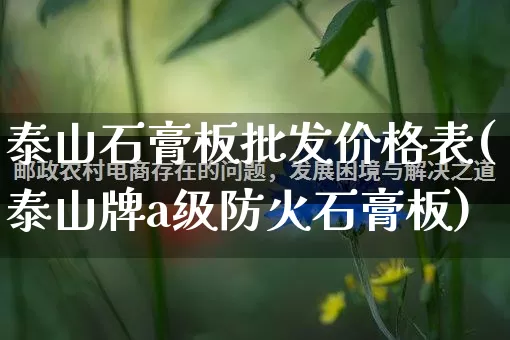 泰山石膏板批发价格表(泰山牌a级防火石膏板)_https://www.rzcpcj.com_抖音快手_第1张