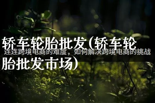 轿车轮胎批发(轿车轮胎批发市场)_https://www.rzcpcj.com_天猫运营_第1张