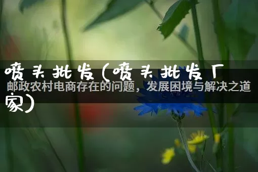 喷头批发(喷头批发厂家)_https://www.rzcpcj.com_天猫运营_第1张