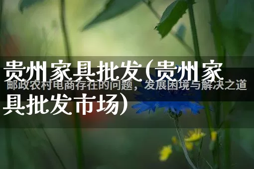 贵州家具批发(贵州家具批发市场)_https://www.rzcpcj.com_开网店_第1张