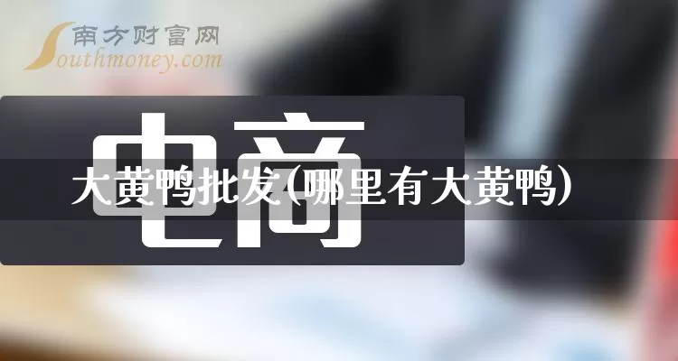 大黄鸭批发(哪里有大黄鸭)_https://www.rzcpcj.com_代运营_第1张