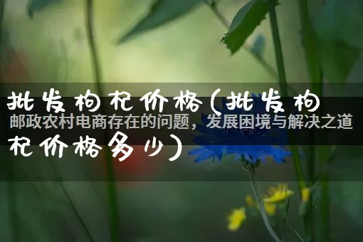 批发枸杞价格(批发枸杞价格多少)_https://www.rzcpcj.com_抖音快手_第1张