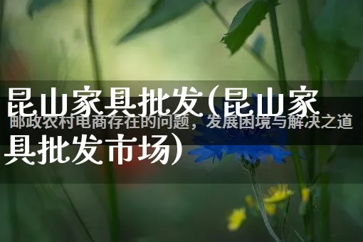 昆山家具批发(昆山家具批发市场)_https://www.rzcpcj.com_天猫运营_第1张