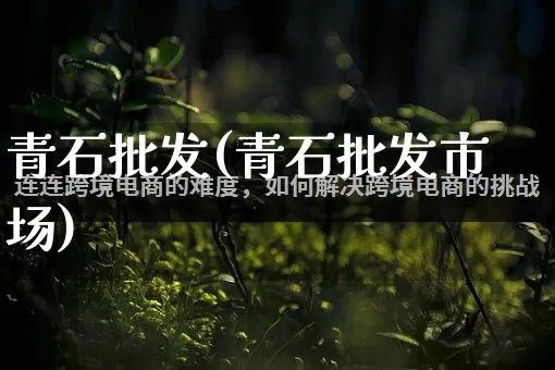青石批发(青石批发市场)_https://www.rzcpcj.com_代运营_第1张