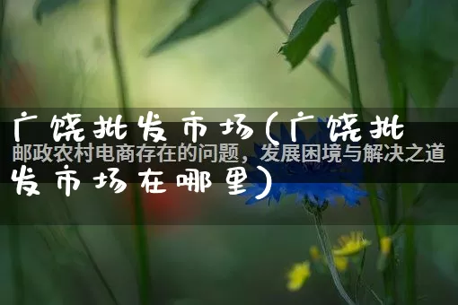广饶批发市场(广饶批发市场在哪里)_https://www.rzcpcj.com_抖音快手_第1张