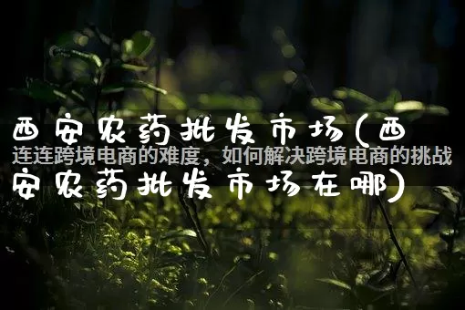 西安农药批发市场(西安农药批发市场在哪)_https://www.rzcpcj.com_代运营_第1张