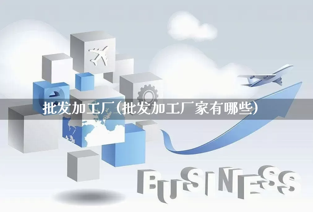 批发加工厂(批发加工厂家有哪些)_https://www.rzcpcj.com_淘宝运营_第1张