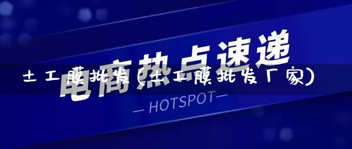 土工膜批发(土工膜批发厂家)_https://www.rzcpcj.com_代运营_第1张