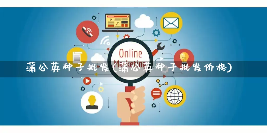 蒲公英种子批发(蒲公英种子批发价格)_https://www.rzcpcj.com_淘宝运营_第1张