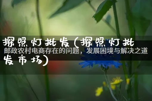 探照灯批发(探照灯批发市场)_https://www.rzcpcj.com_抖音快手_第1张