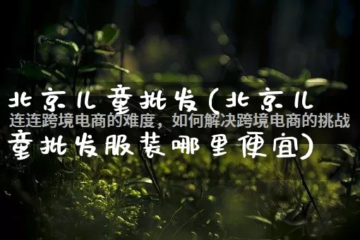 北京儿童批发(北京儿童批发服装哪里便宜)_https://www.rzcpcj.com_抖音快手_第1张