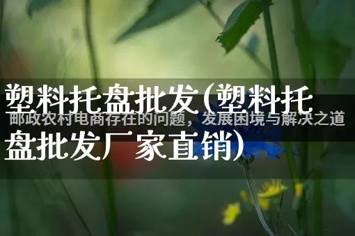 塑料托盘批发(塑料托盘批发厂家直销)_https://www.rzcpcj.com_直通车_第1张