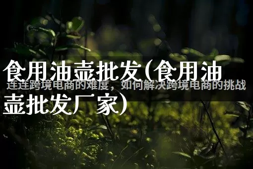食用油壶批发(食用油壶批发厂家)_https://www.rzcpcj.com_抖音快手_第1张
