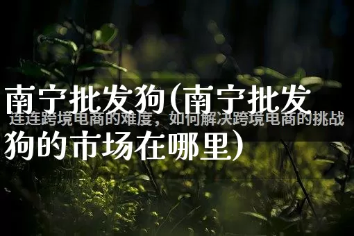 南宁批发狗(南宁批发狗的市场在哪里)_https://www.rzcpcj.com_天猫运营_第1张