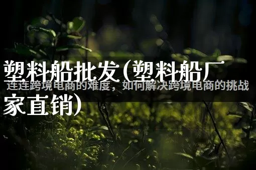 塑料船批发(塑料船厂家直销)_https://www.rzcpcj.com_淘宝运营_第1张