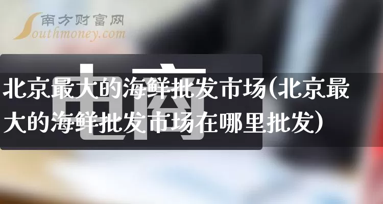 北京最大的海鲜批发市场(北京最大的海鲜批发市场在哪里批发)_https://www.rzcpcj.com_开网店_第1张
