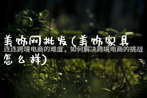 美饰网批发(美饰家具怎么样)_https://www.rzcpcj.com_抖音快手_第1张