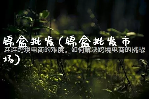 锦盒批发(锦盒批发市场)_https://www.rzcpcj.com_淘宝运营_第1张
