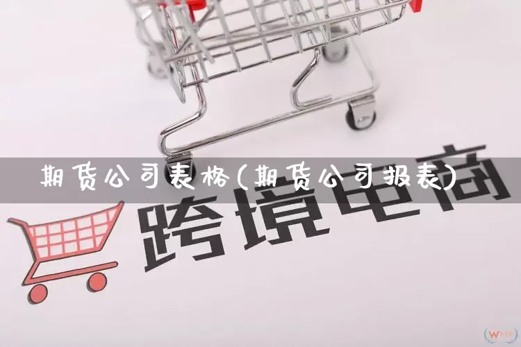 期货公司表格(期货公司报表)_https://www.rzcpcj.com_开网店_第1张