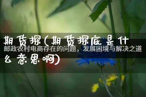 期货探(期货探底是什么意思啊)_https://www.rzcpcj.com_直通车_第1张