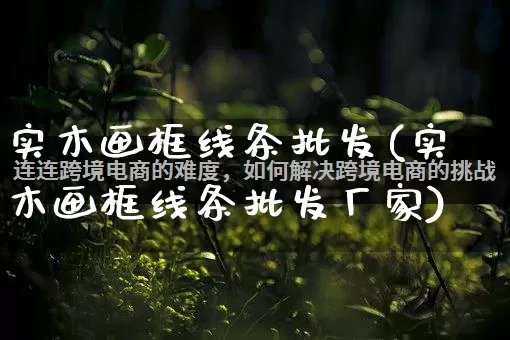 实木画框线条批发(实木画框线条批发厂家)_https://www.rzcpcj.com_天猫运营_第1张