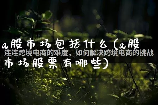 a股市场包括什么(a股市场股票有哪些)_https://www.rzcpcj.com_直通车_第1张