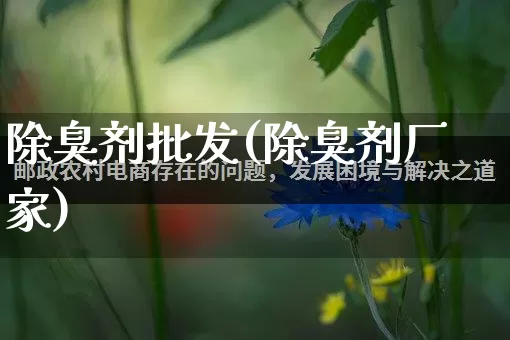 除臭剂批发(除臭剂厂家)_https://www.rzcpcj.com_天猫运营_第1张