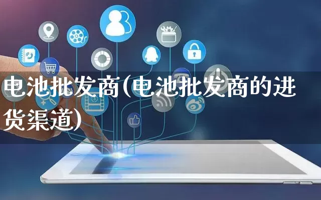 电池批发商(电池批发商的进货渠道)_https://www.rzcpcj.com_代运营_第1张