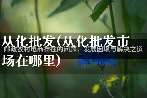 从化批发(从化批发市场在哪里)_https://www.rzcpcj.com_直通车_第1张