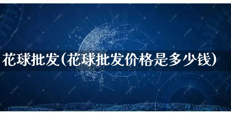 花球批发(花球批发价格是多少钱)_https://www.rzcpcj.com_淘宝运营_第1张